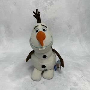 Disney Frozen Olaf Plush Backpack White Snowman Kids Small Bag Adjustable Straps